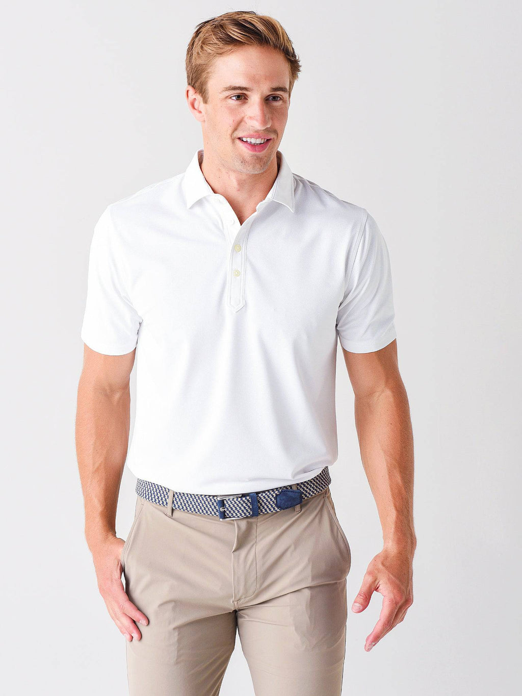 Johnnie-O Men's Mashie Prep-Formance Polo - Saint Bernard