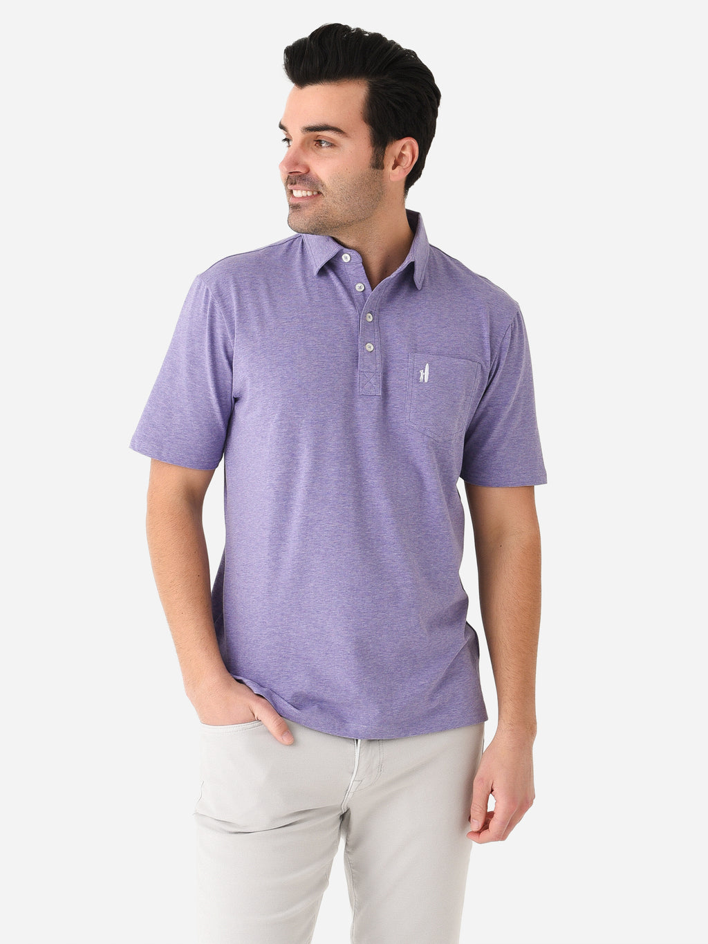 Johnnie-O Men's Heathered Original Polo - Saint Bernard