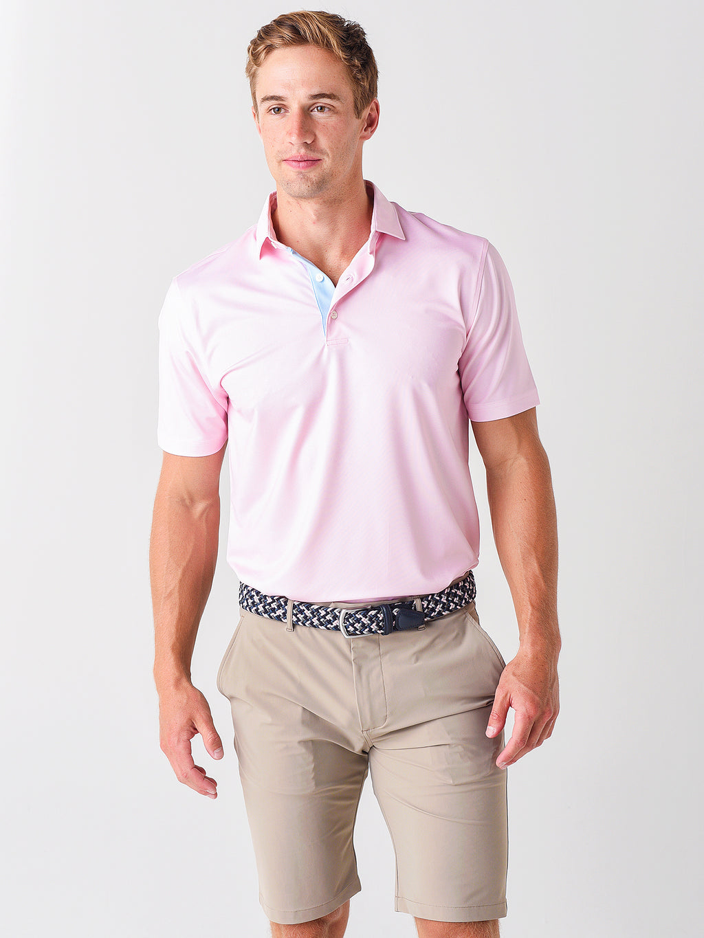 Johnnie-O Men's Robben Prep-Formance Polo - Saint Bernard