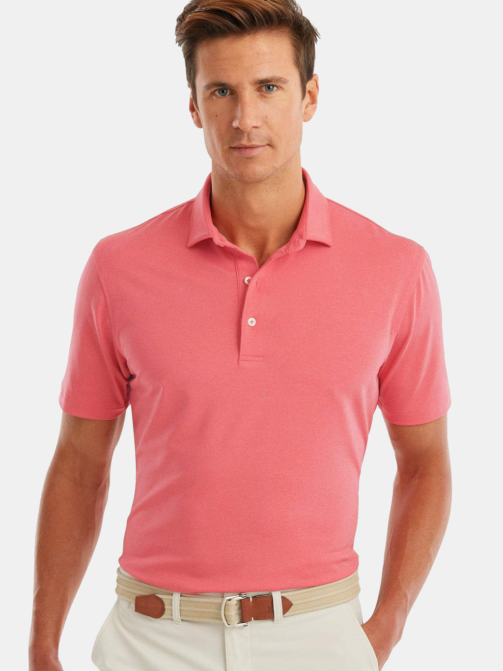 Johnnie-O Men's Birdie Prep-Formance Jersey Polo - Saint Bernard