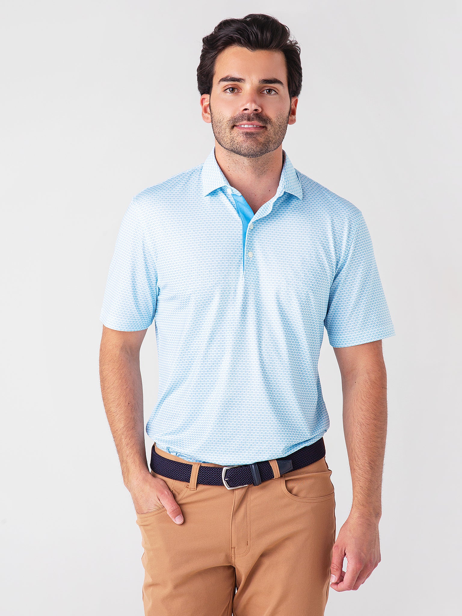 Johnnie-O Men's Salem Prep-Formance Jersey Polo - Saint Bernard