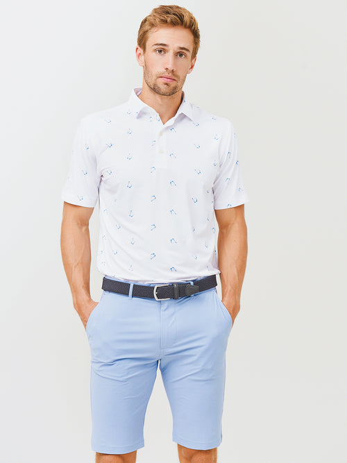 Johnnie-O Men's Final Final Printed Prep-Formance Jersey Polo
