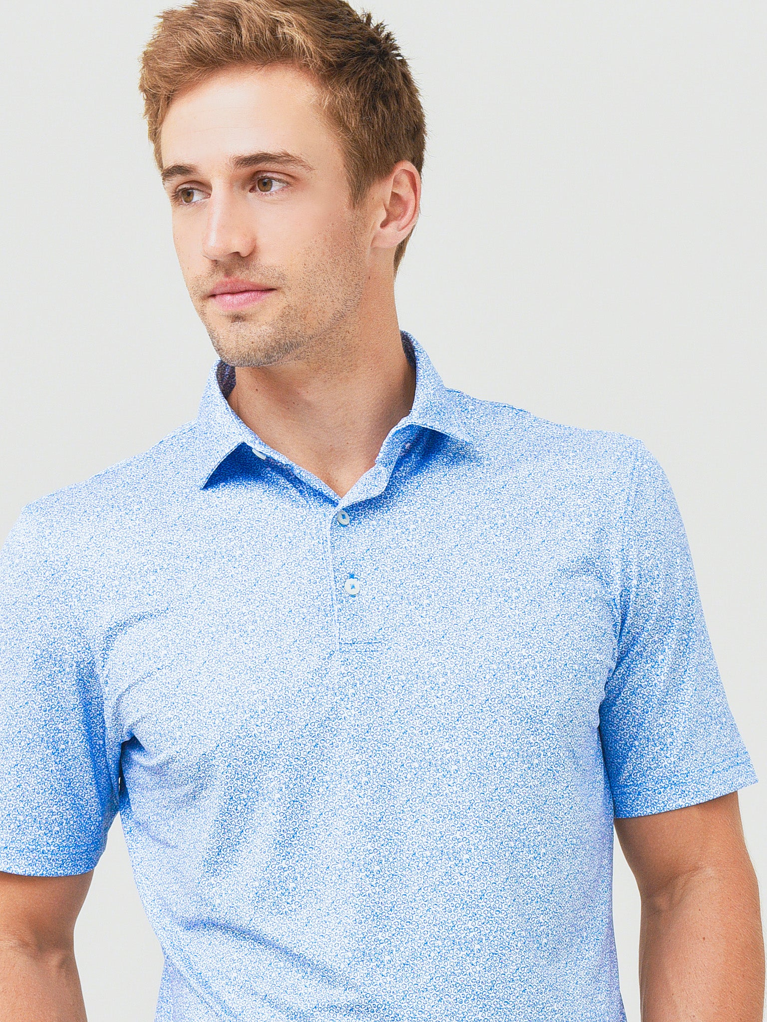 Johnnie-O Men's Lenox Prep-Formance Jersey Polo - Saint Bernard