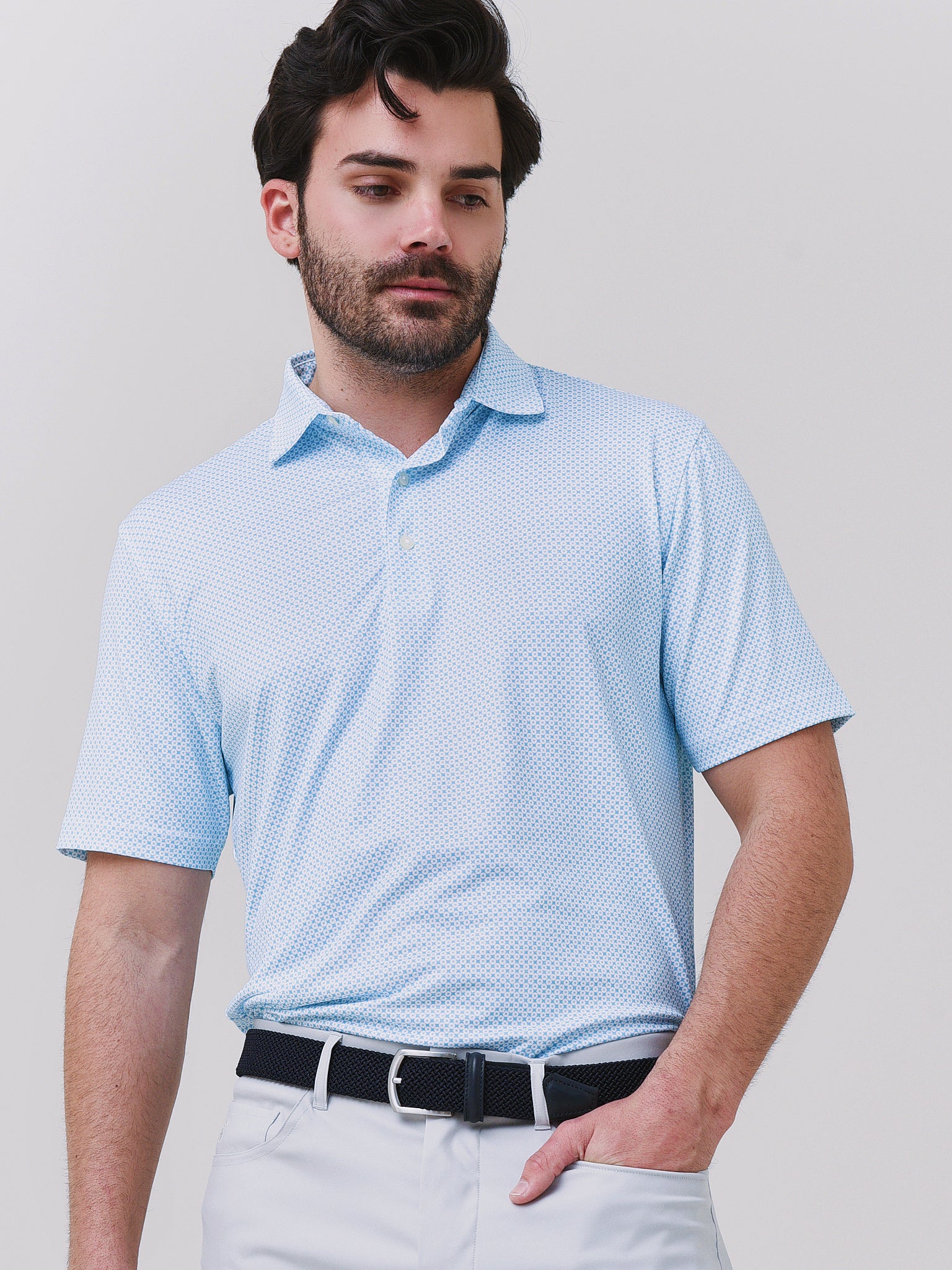 Johnnie-O Men's Judd Prep-Formance Jersey Polo - Saint Bernard