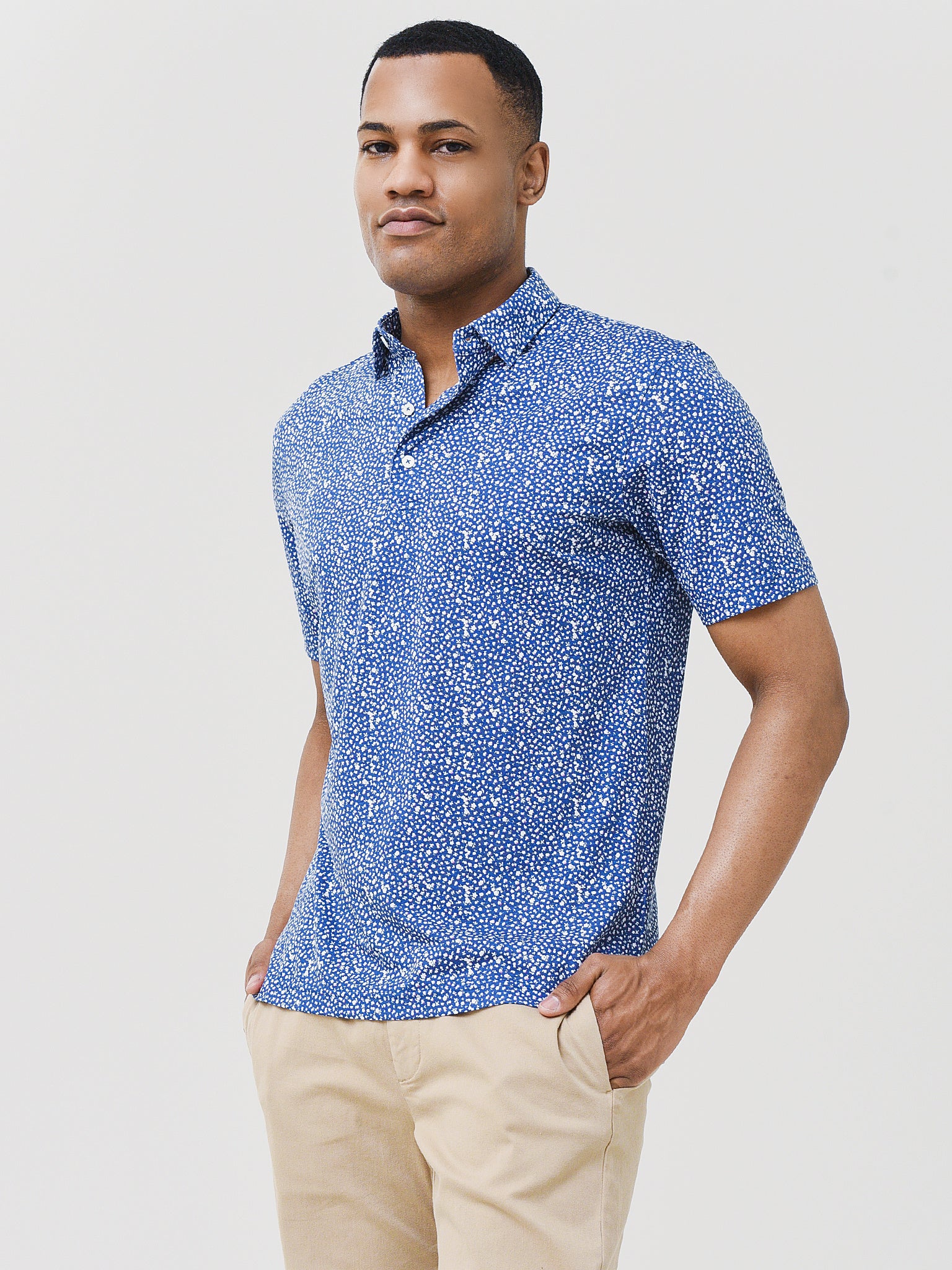 Johnnie-O Men's Gino Prep-Formance Polo - Saint Bernard