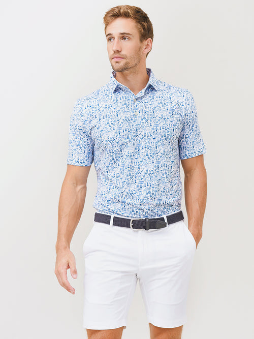 Johnnie-O Men's The Tailgater Printed Polo