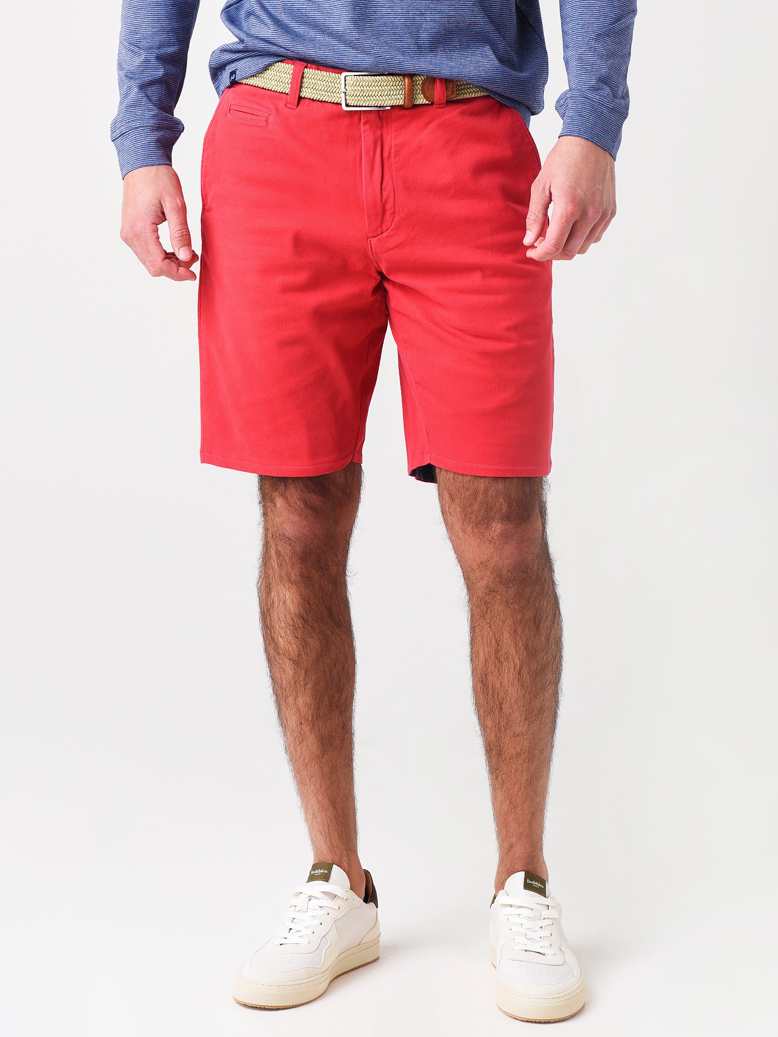 Johnnie-O Men's Tailgater Flannel Lined Shorts w/ Bottle Opener - Saint Bernard