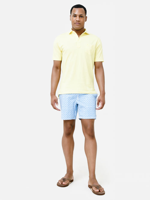 Johnnie-O Men's Ponce Half Elastic Swim Trunk