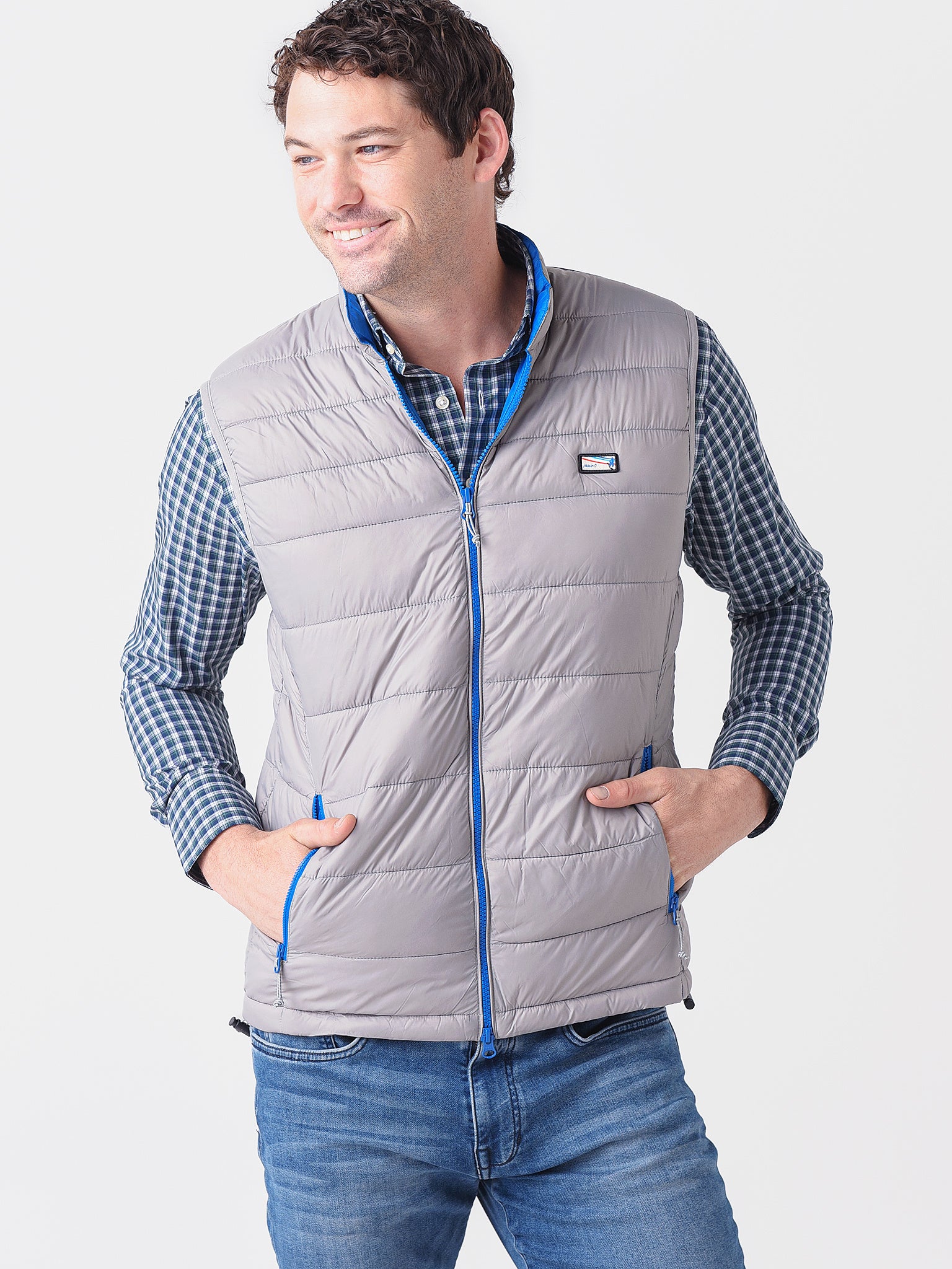 Johnnie-O Men's Hudson Quilted Vest - Saint Bernard
