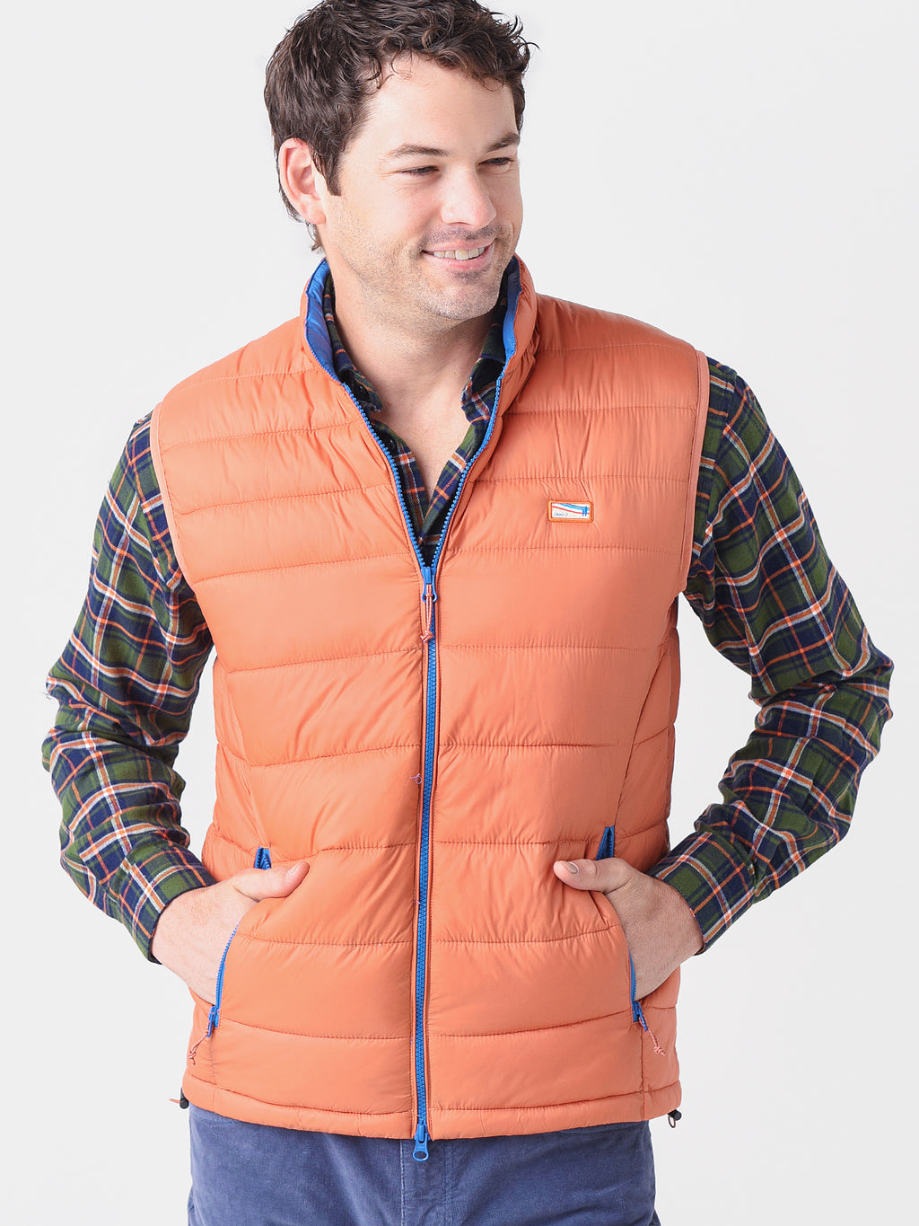 Johnnie-O Men's Hudson Quilted Vest - Saint Bernard