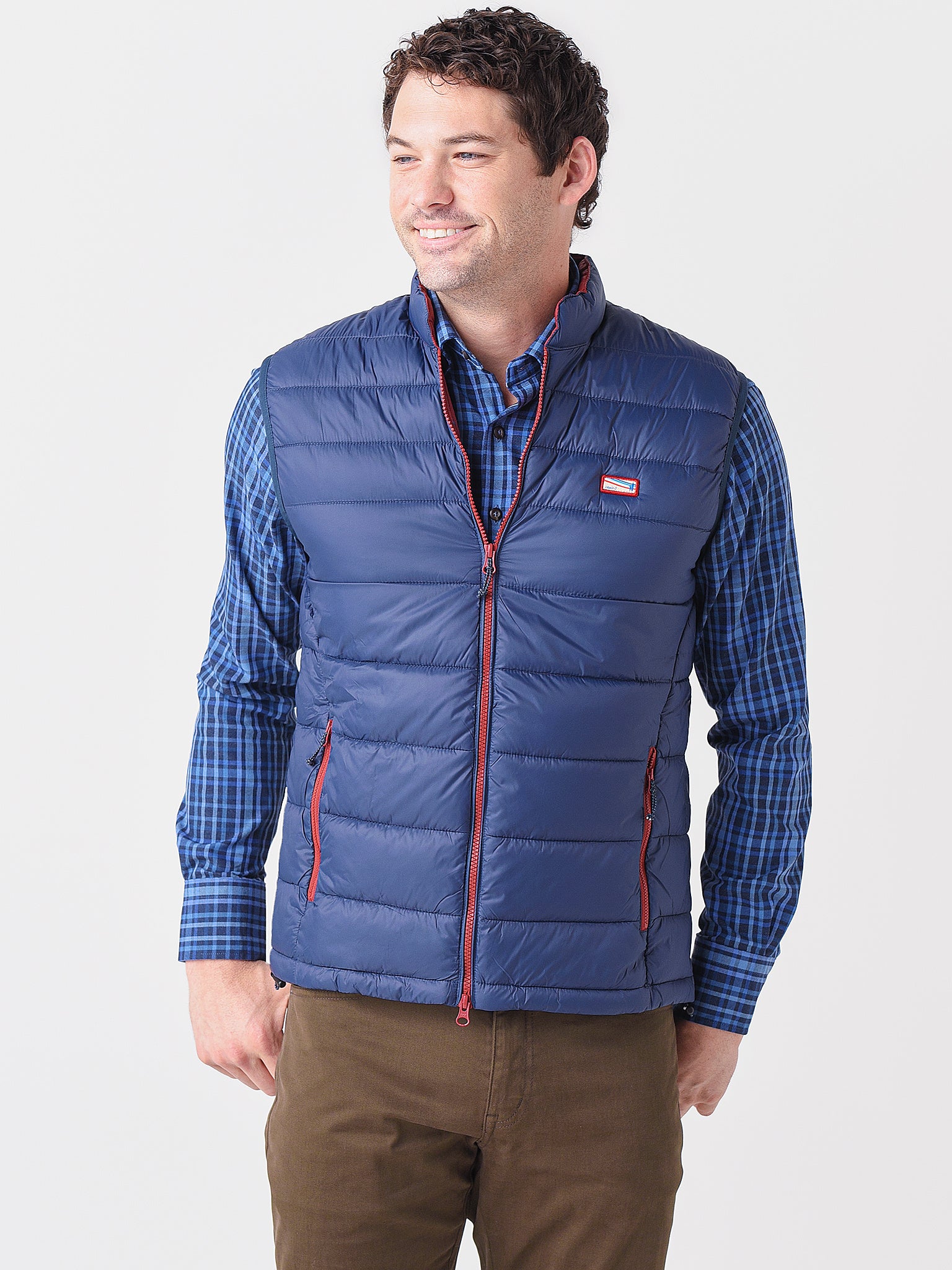 Johnnie-O Men's Hudson Quilted Vest - Saint Bernard