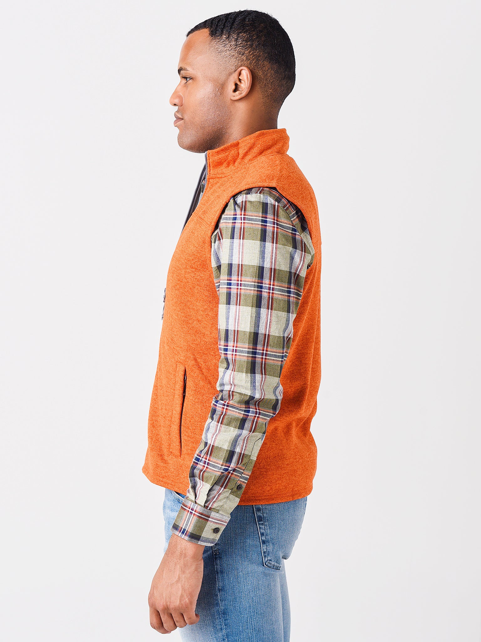 Johnnie-O Wes Zip Front Vest | $138.00 | Saint Bernard