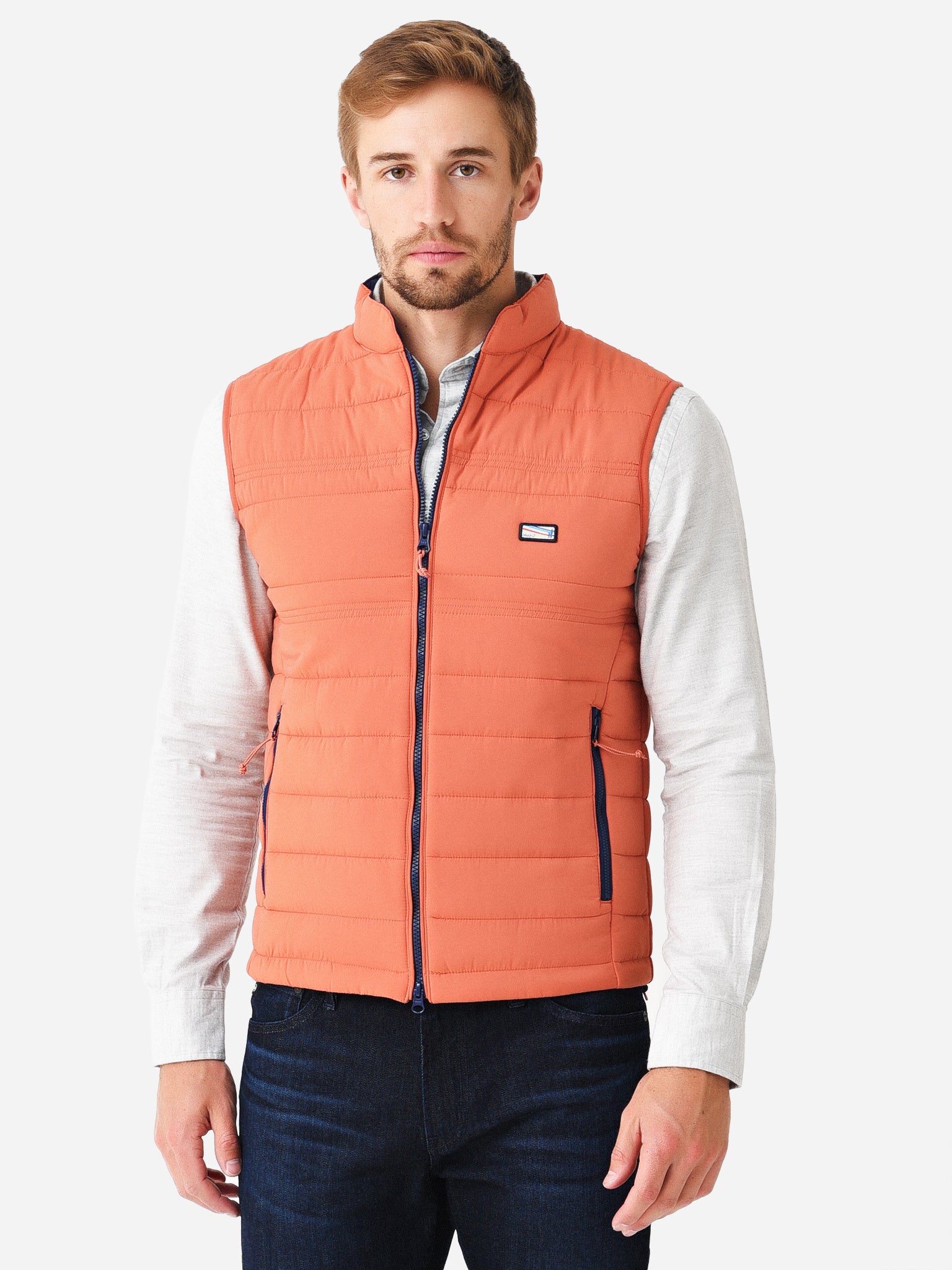 Johnnie-O Men's Harwich Lightweight Quilted Puffer Vest - Saint Bernard
