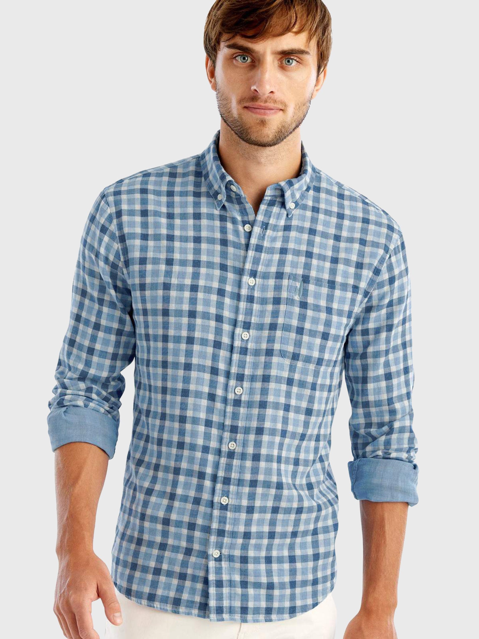 Johnnie-O Men's Nelson Hangin' Out Button-Down Shirt - Saint Bernard