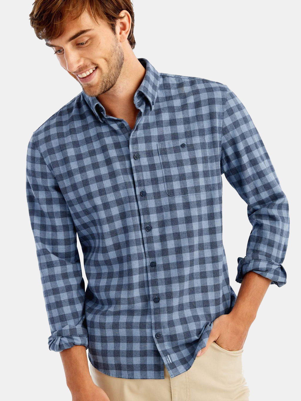Johnnie-O Hawkins Hangin' Out Button Down Shirt - Saint Bernard