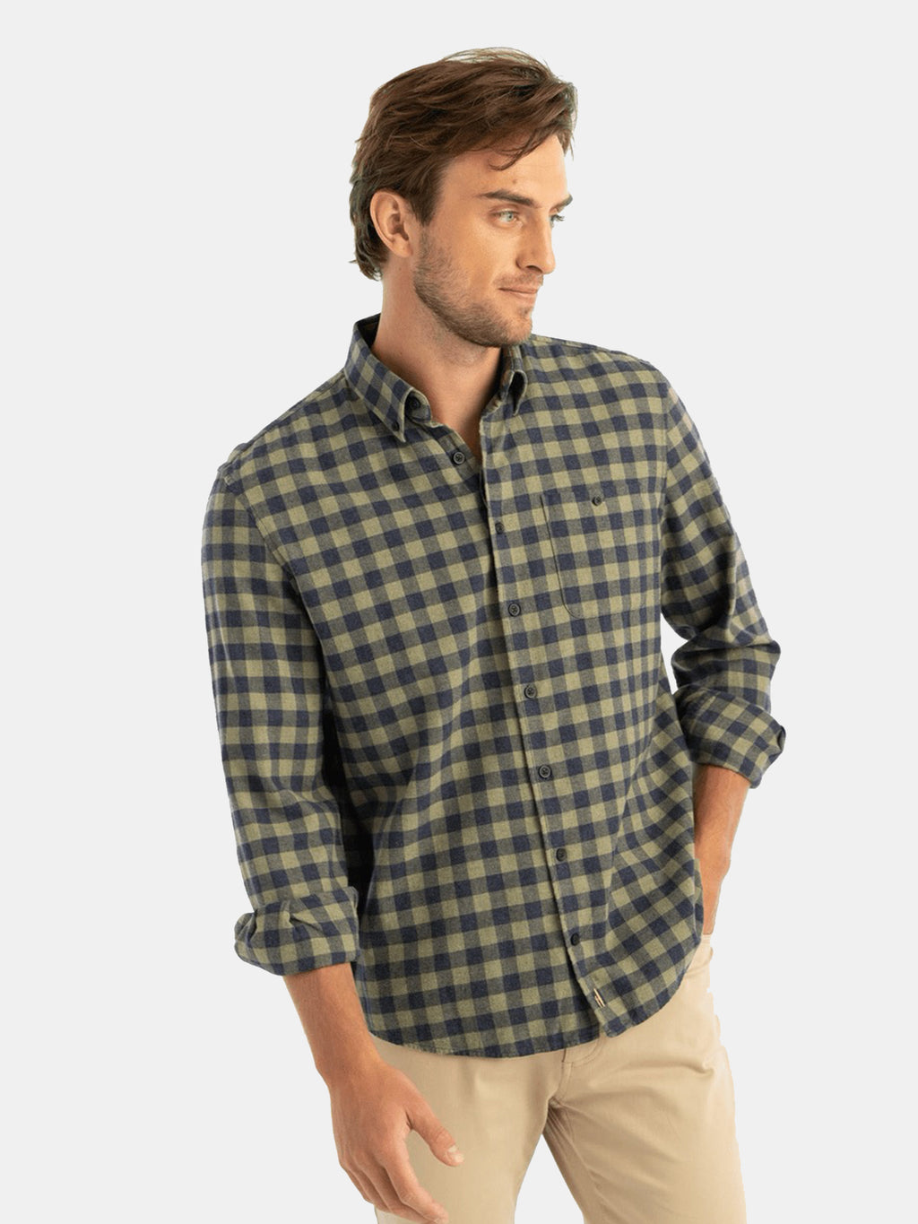 Johnnie-O Hawkins Hangin' Out Button Down Shirt - Saint Bernard