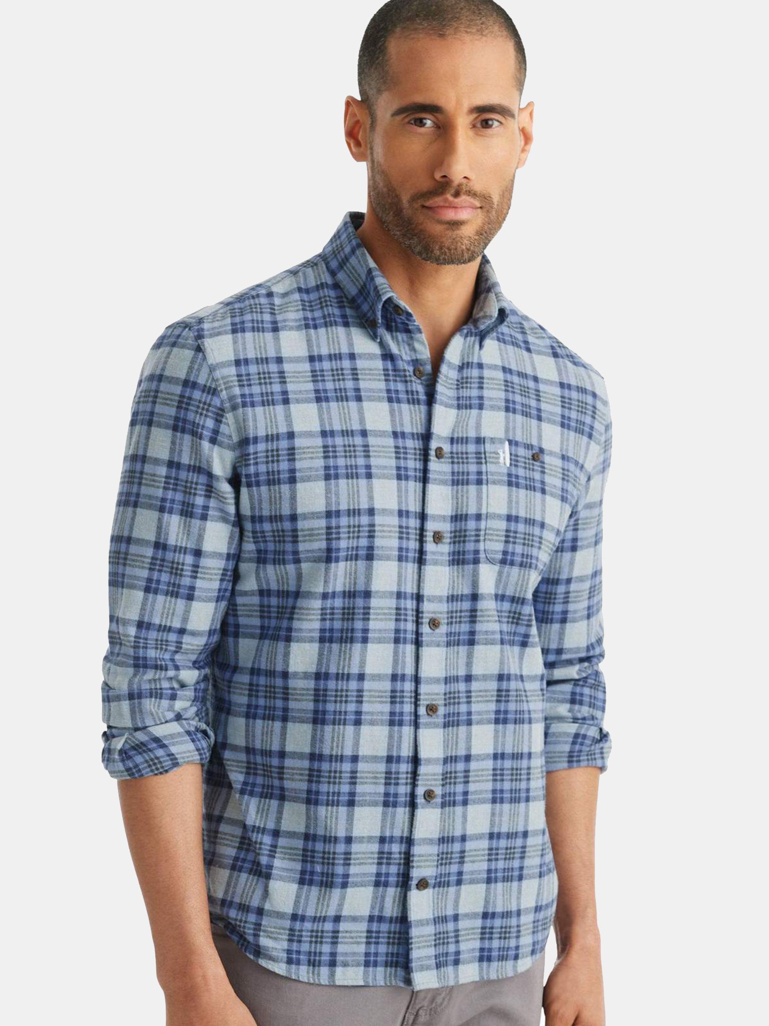 Johnnie-O Men's Keller Hangin' Out Button Down Shirt - Saint Bernard