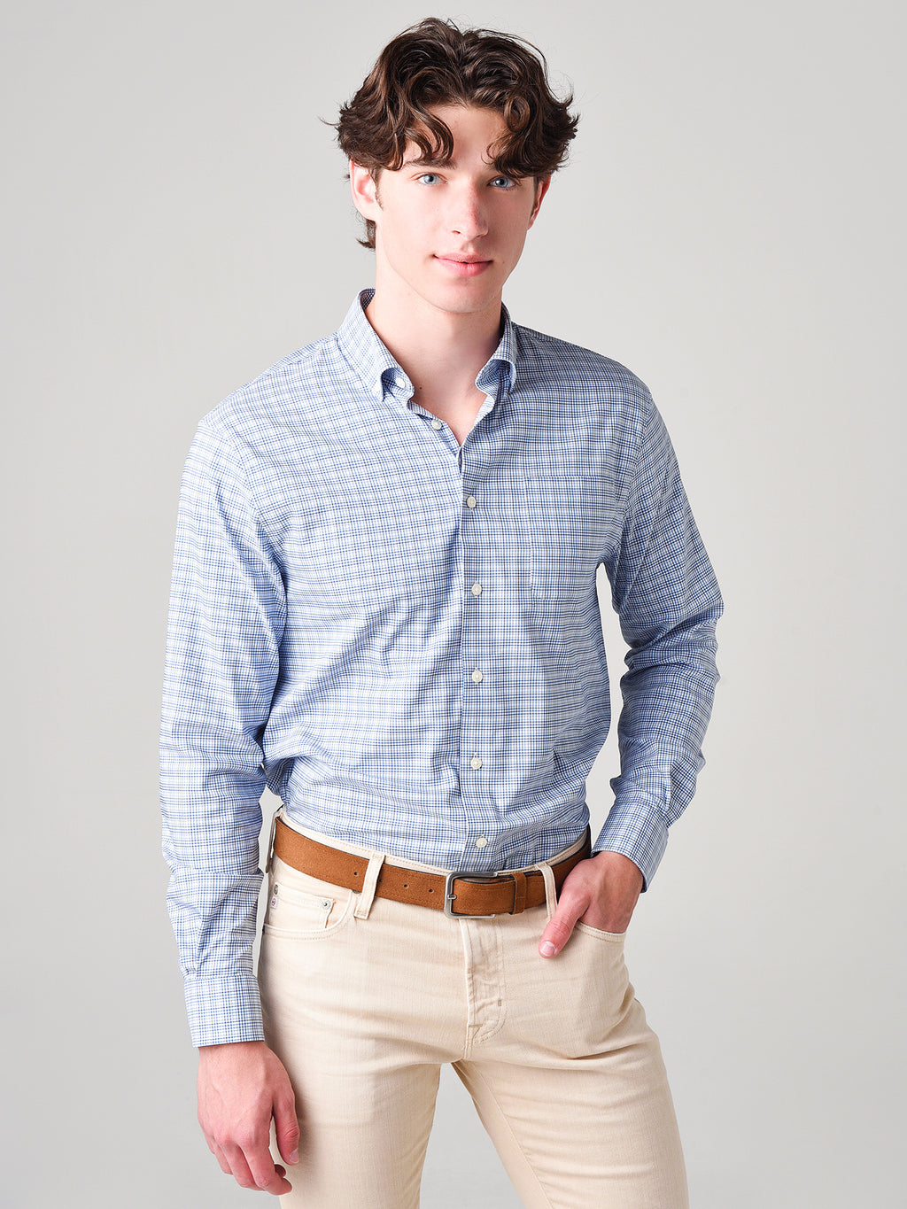 Johnnie-O Men's Gallagher Shirt - Saint Bernard