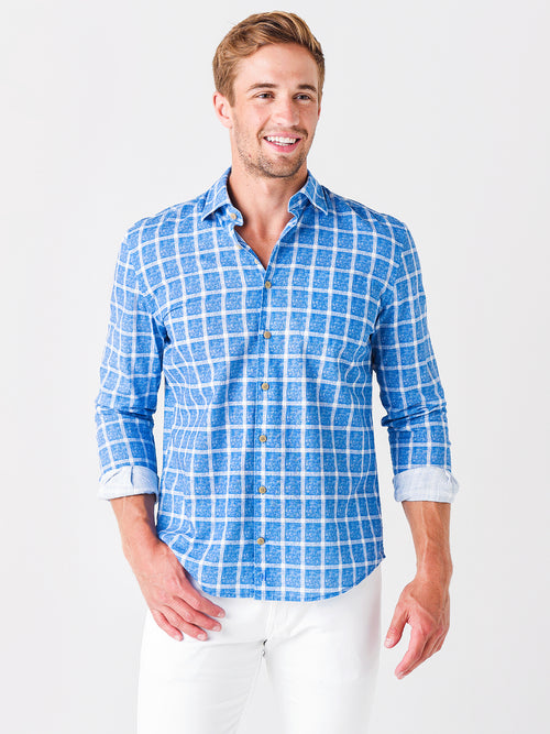 Johnnie-O Men's Alto Hangin' Out Button-Down Shirt