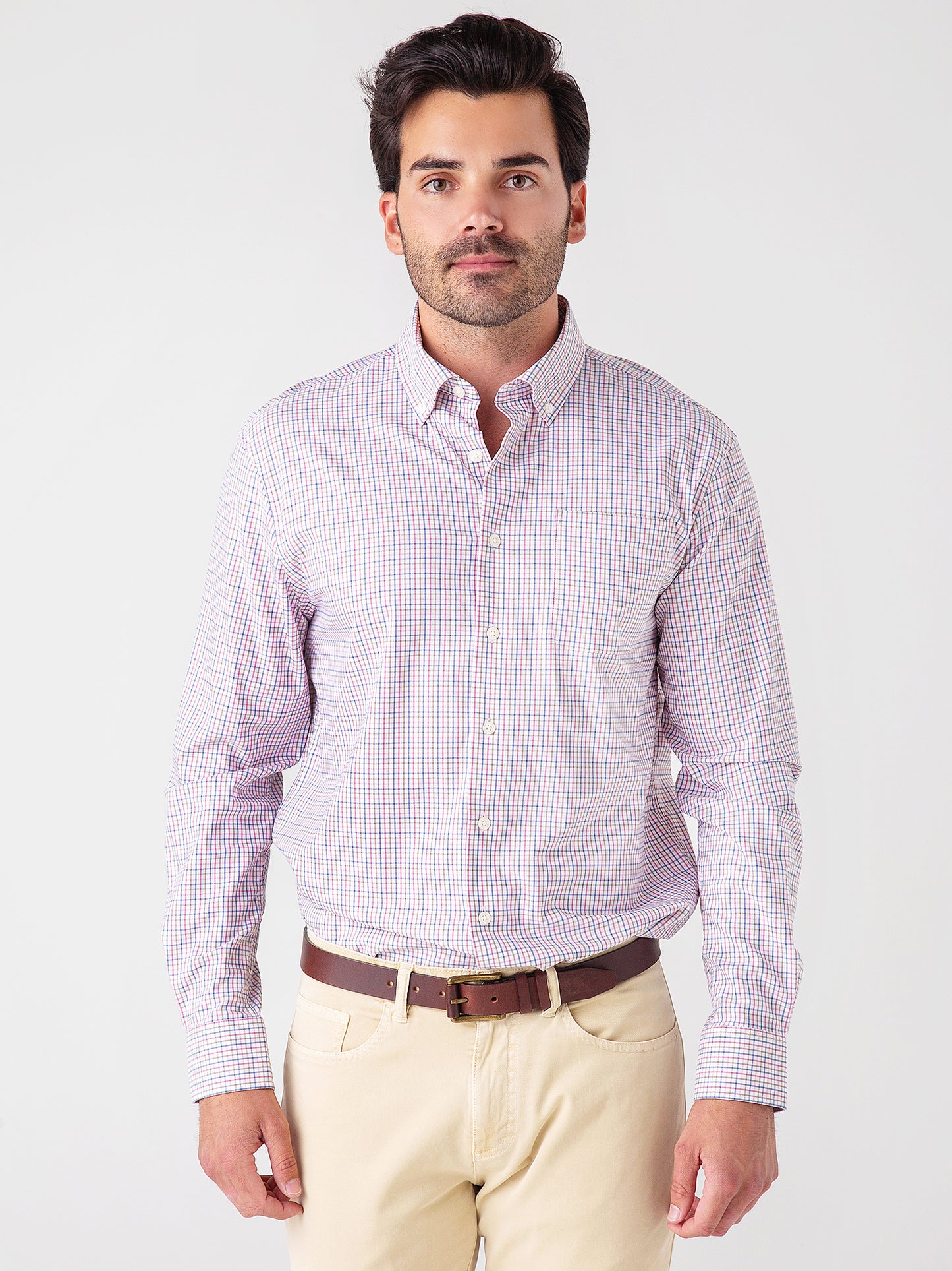 Johnnie-O Men's Wichita Prep-Formance Button-Down Shirt - Saint Bernard