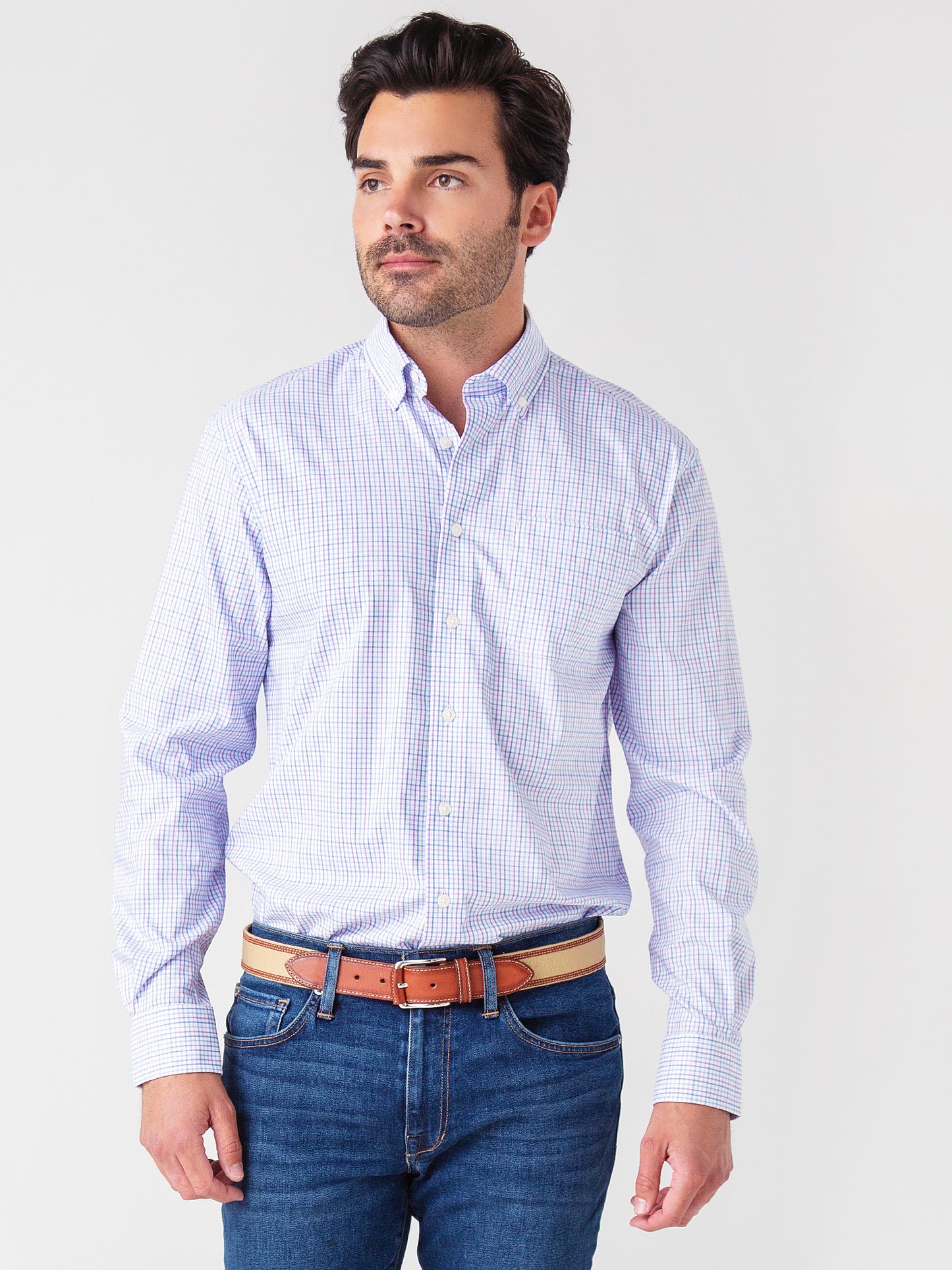 Johnnie-O Men's Wichita Prep-Formance Button-Down Shirt - Saint Bernard