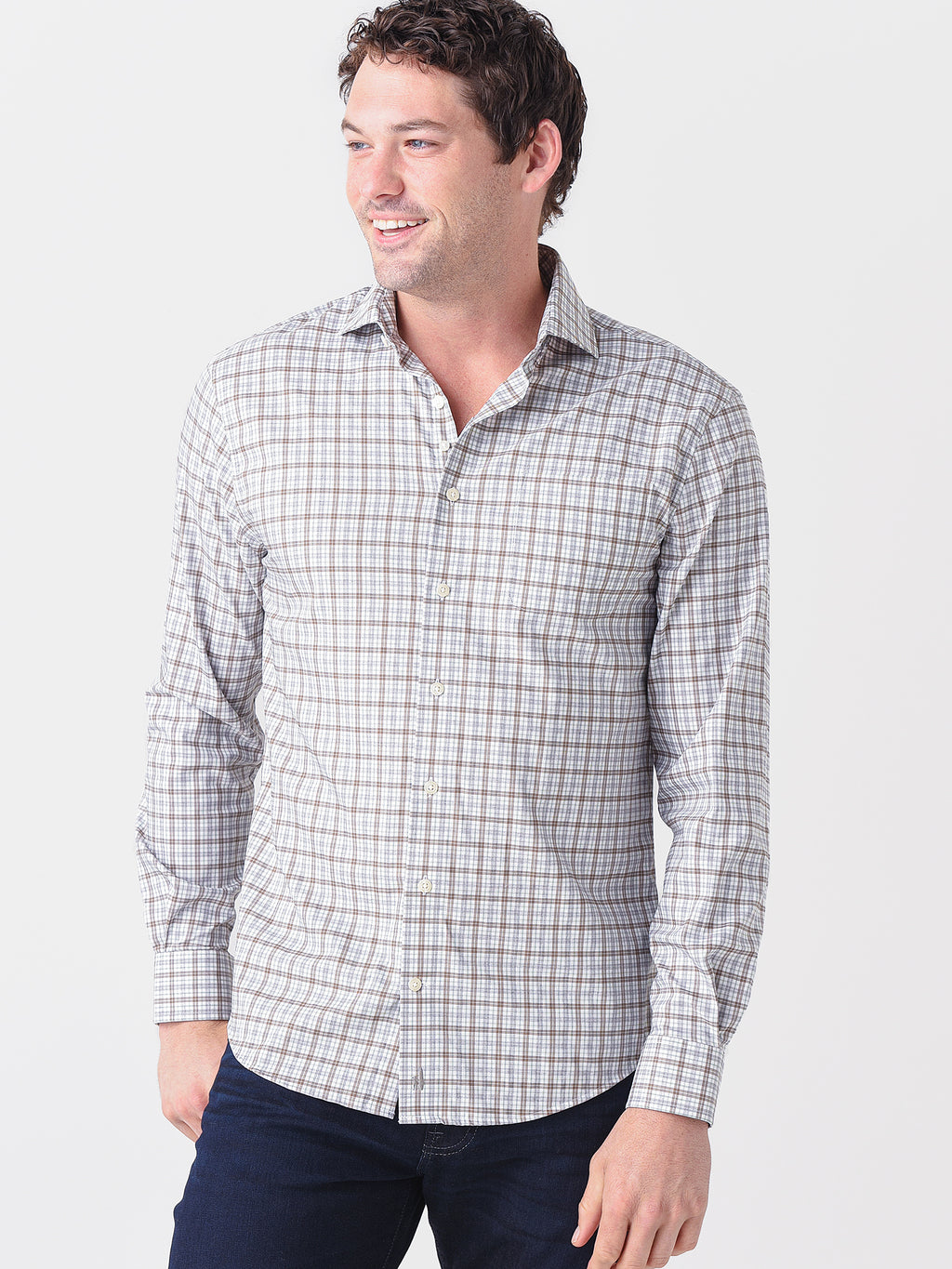 Johnnie-O Men's Osage Button-Down Shirt - Saint Bernard