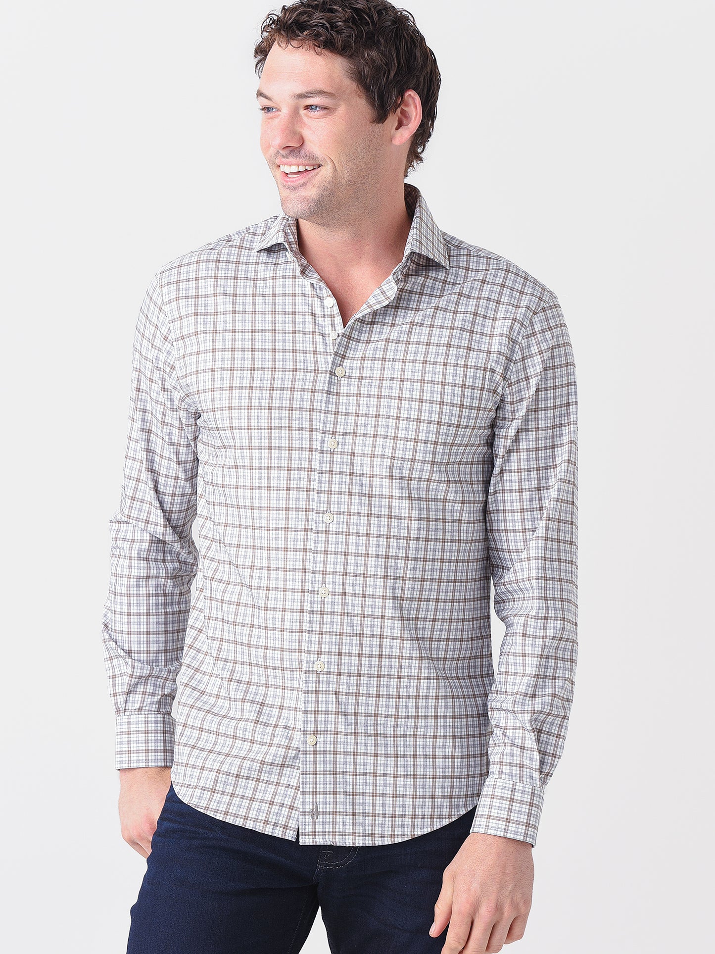 Johnnie-O Men's Osage Button-Down Shirt - Saint Bernard