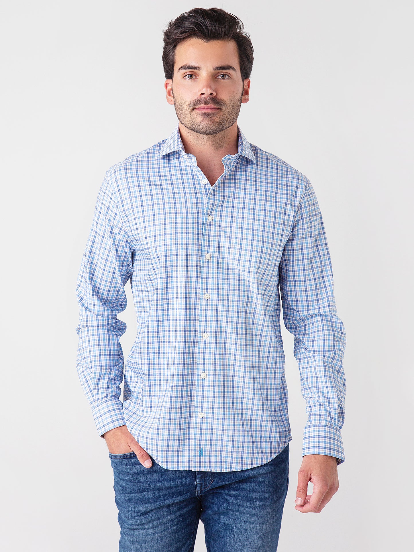 Johnnie-O Men's Osage Button-Down Shirt - Saint Bernard