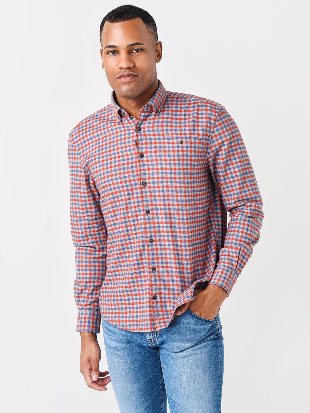 Johnnie-O Men's Dickens Sport Shirt - Saint Bernard