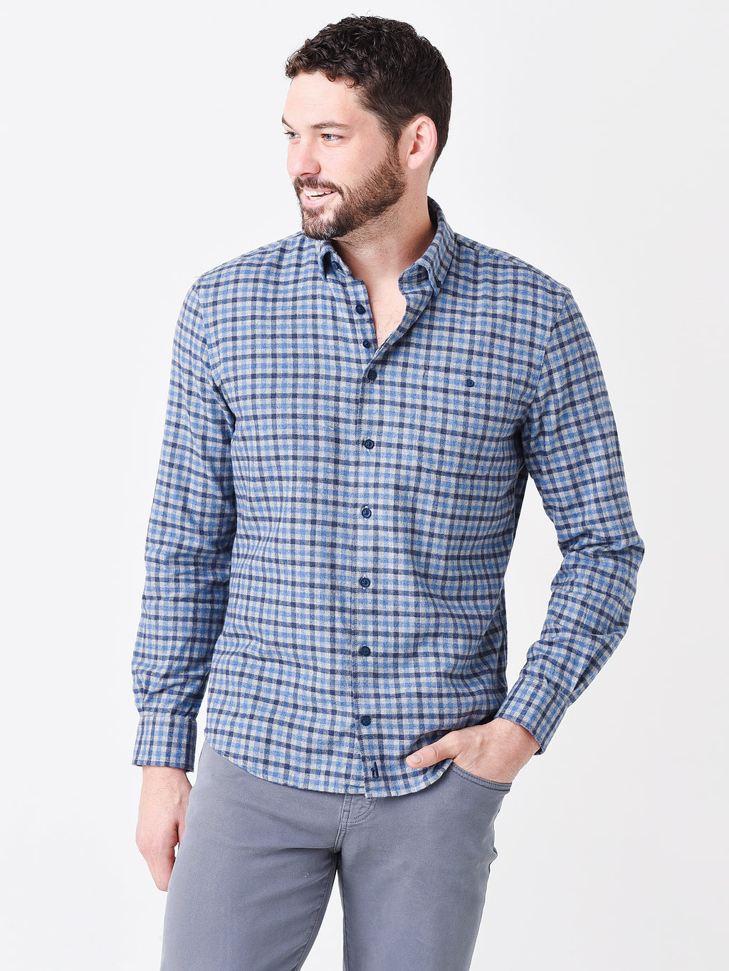Johnnie-O Men's Dickens Sport Shirt - Saint Bernard