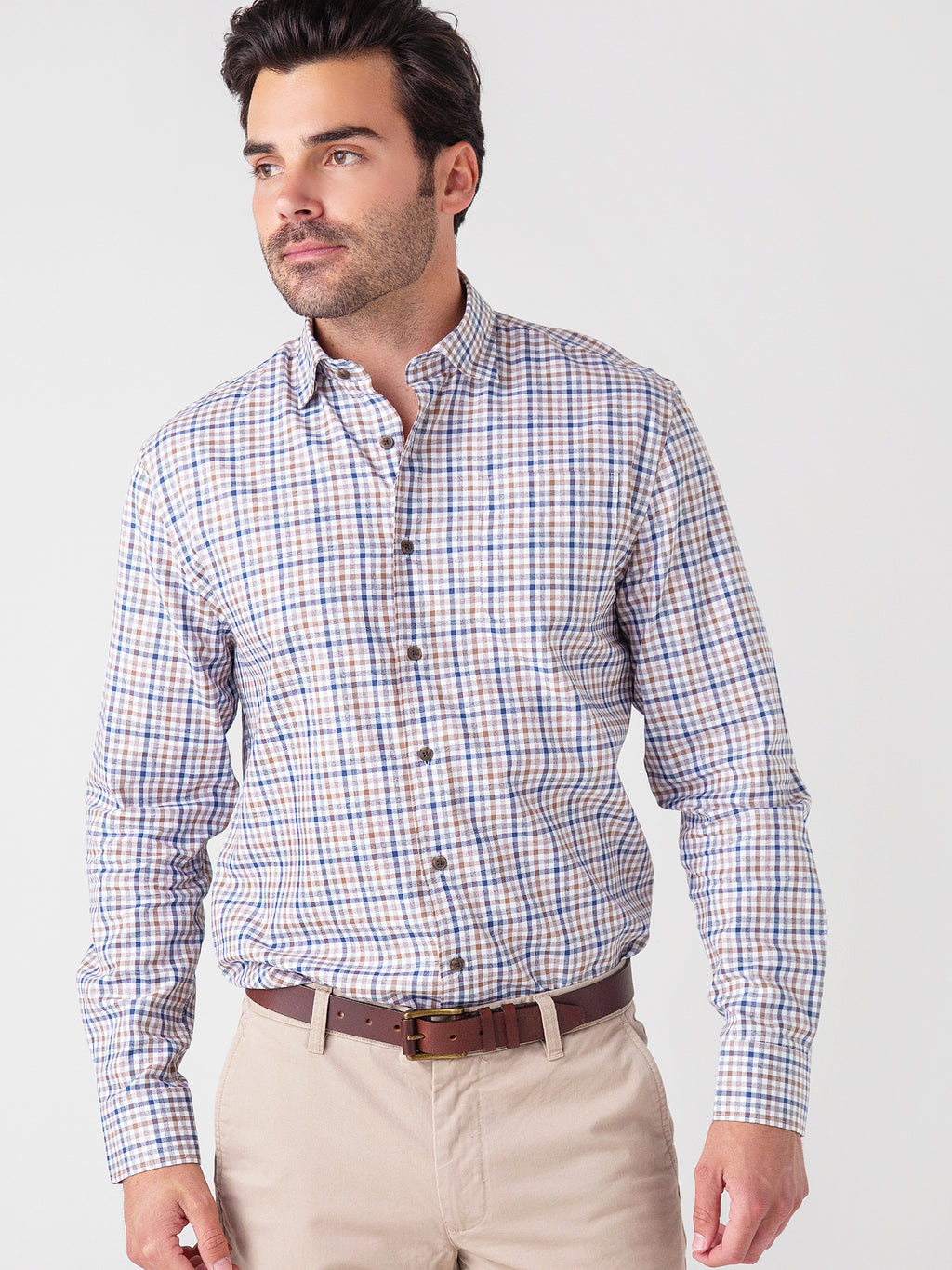 Johnnie-O Men's Hamilton Prep-Formance Button-Down Shirt - Saint Bernard