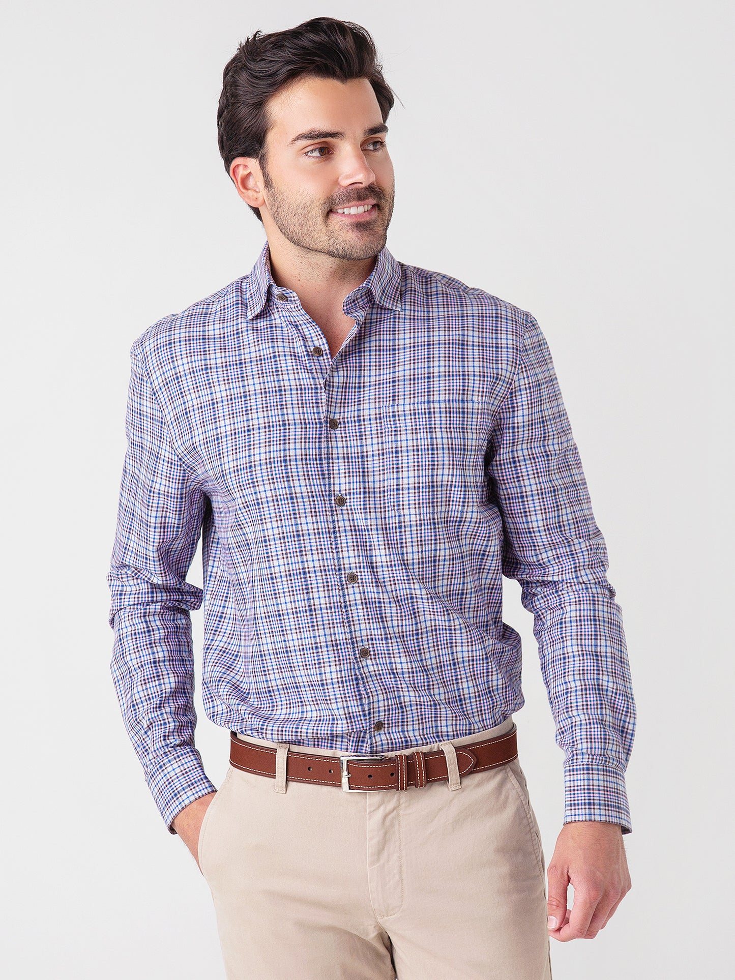 Johnnie-O Men's Terry Shirt - Saint Bernard