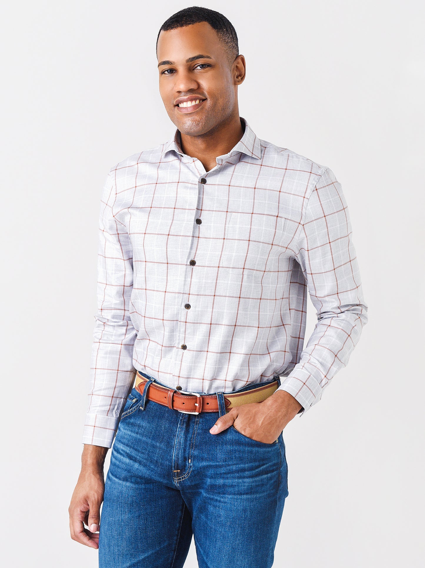 Johnnie-O Men's Hubert Top Shelf Button-Down Shirt - Saint Bernard