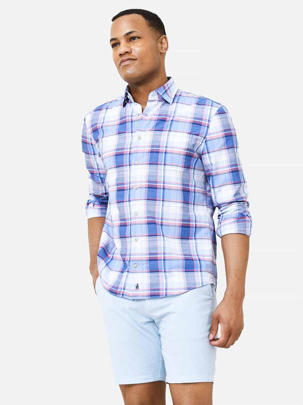 Johnnie-O Men's Fairfield Hangin' Out Button-Down Shirt - Saint Bernard