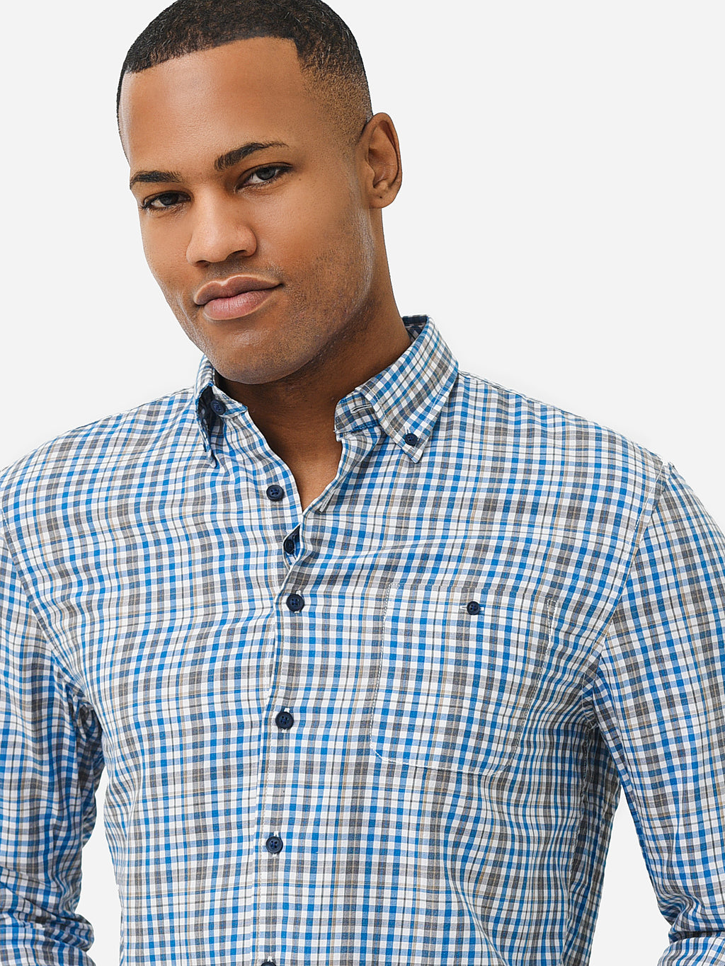 Johnnie-O Men's Elmer Button-Down Shirt - Saint Bernard