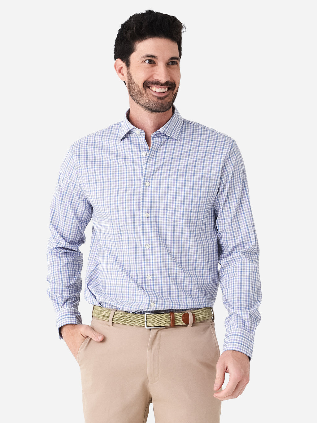Johnnie-O Men's Cary Prep-Formance Button-Down Shirt - Saint Bernard