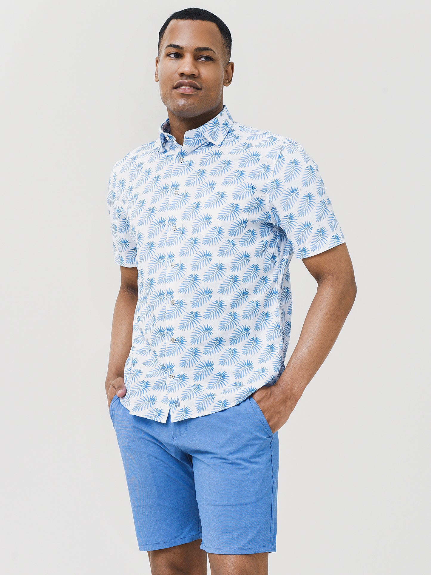 Johnnie-O Men's Lincoln Hangin' Out Button-Down Shirt - Saint Bernard