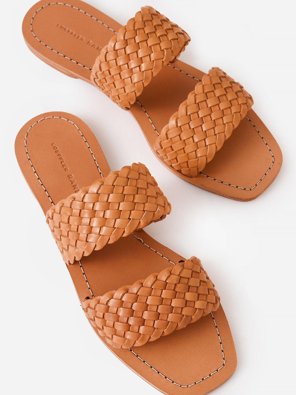 Loeffler Randall Women's Jonah Woven Slide - Saint Bernard