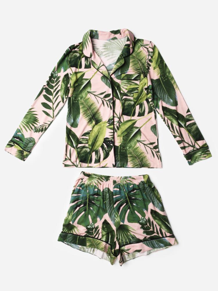 Katie J NYC Girls’ Julia Pajama Set - Saint Bernard