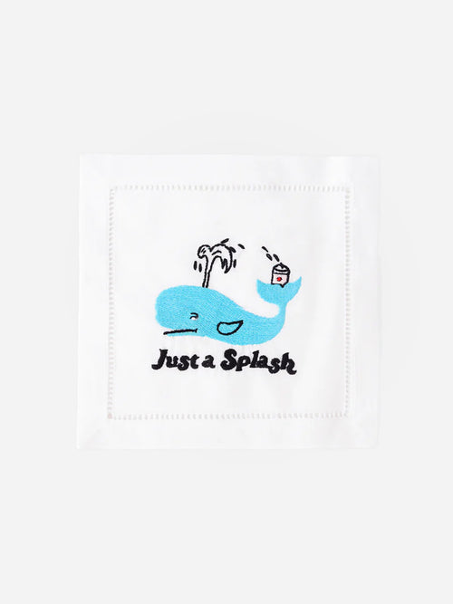 August Morgan Just A Splash Cocktail Napkin Set