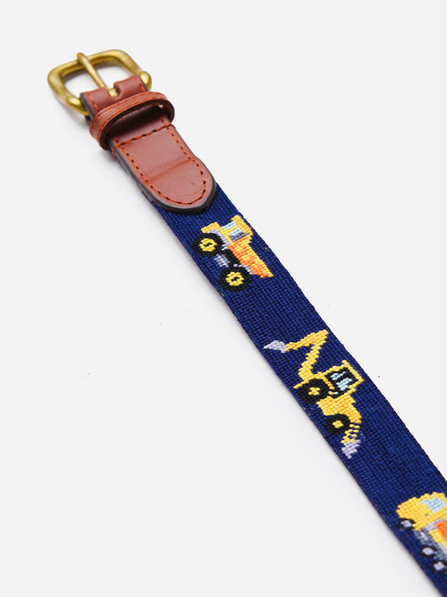 Smathers & Branson Boys' Construction Needlepoint Belt