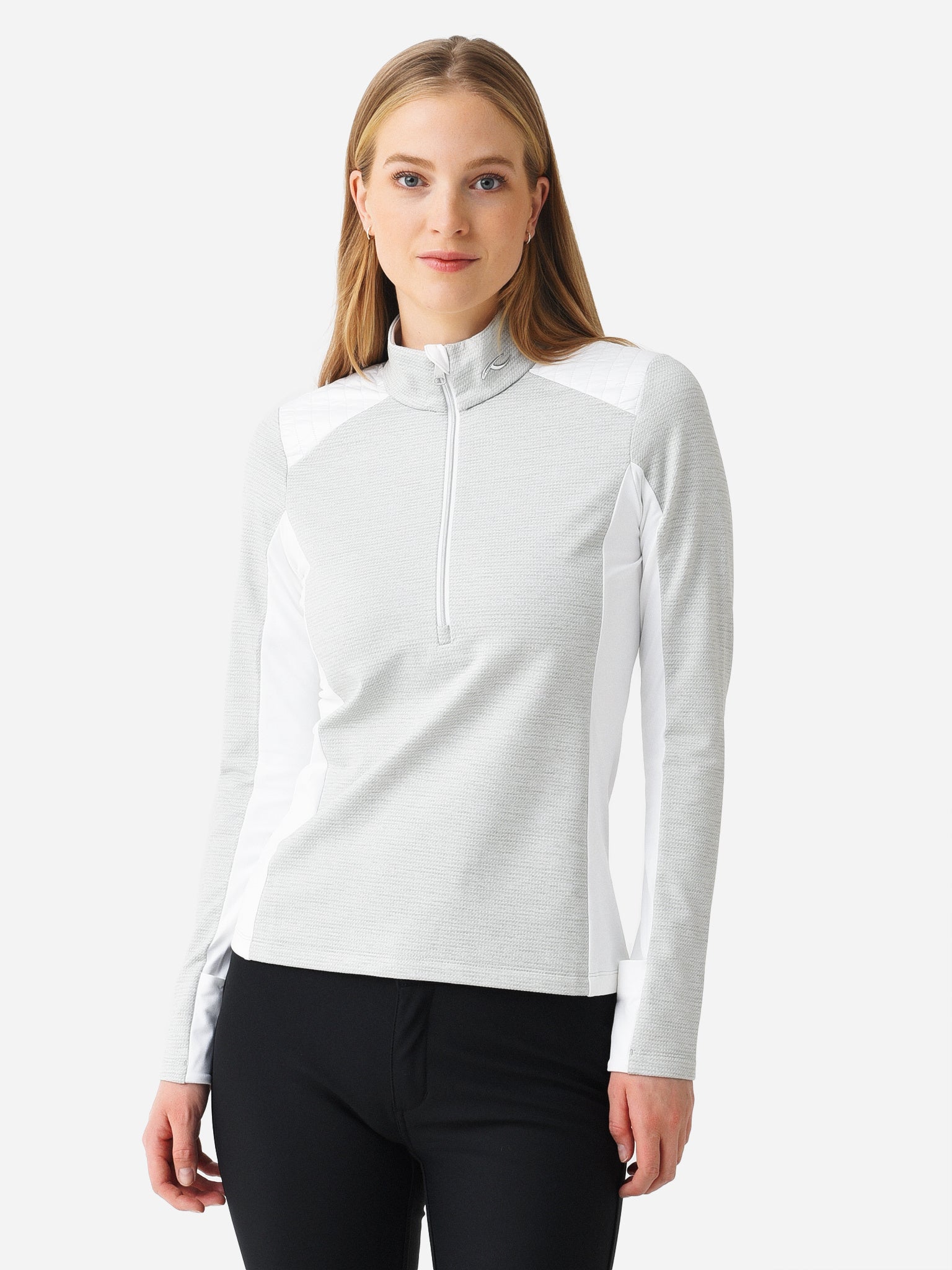 KJUS Women's Forun Mid-Layer Half-Zip - Saint Bernard