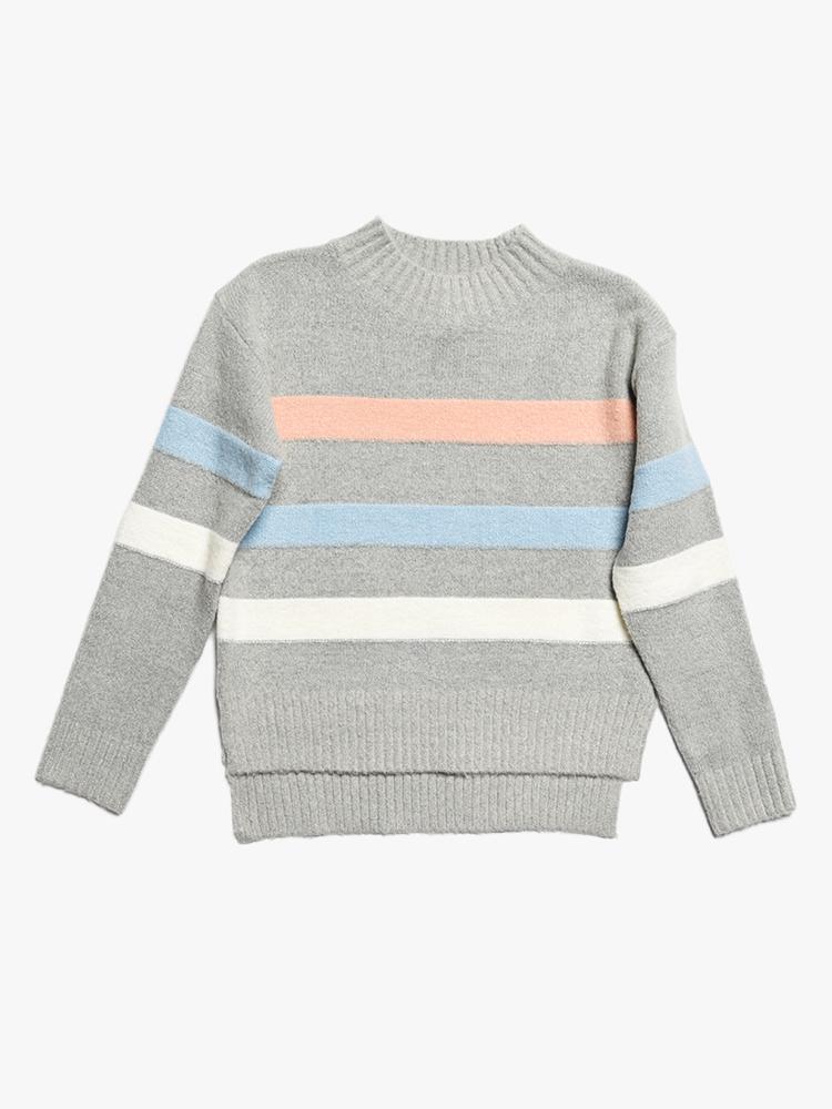 Kiddo Multi Color Stripe Sweater