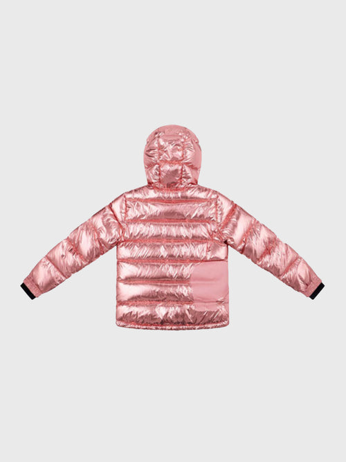 Perfect Moment Girls' Pink Foil Bear Jacket