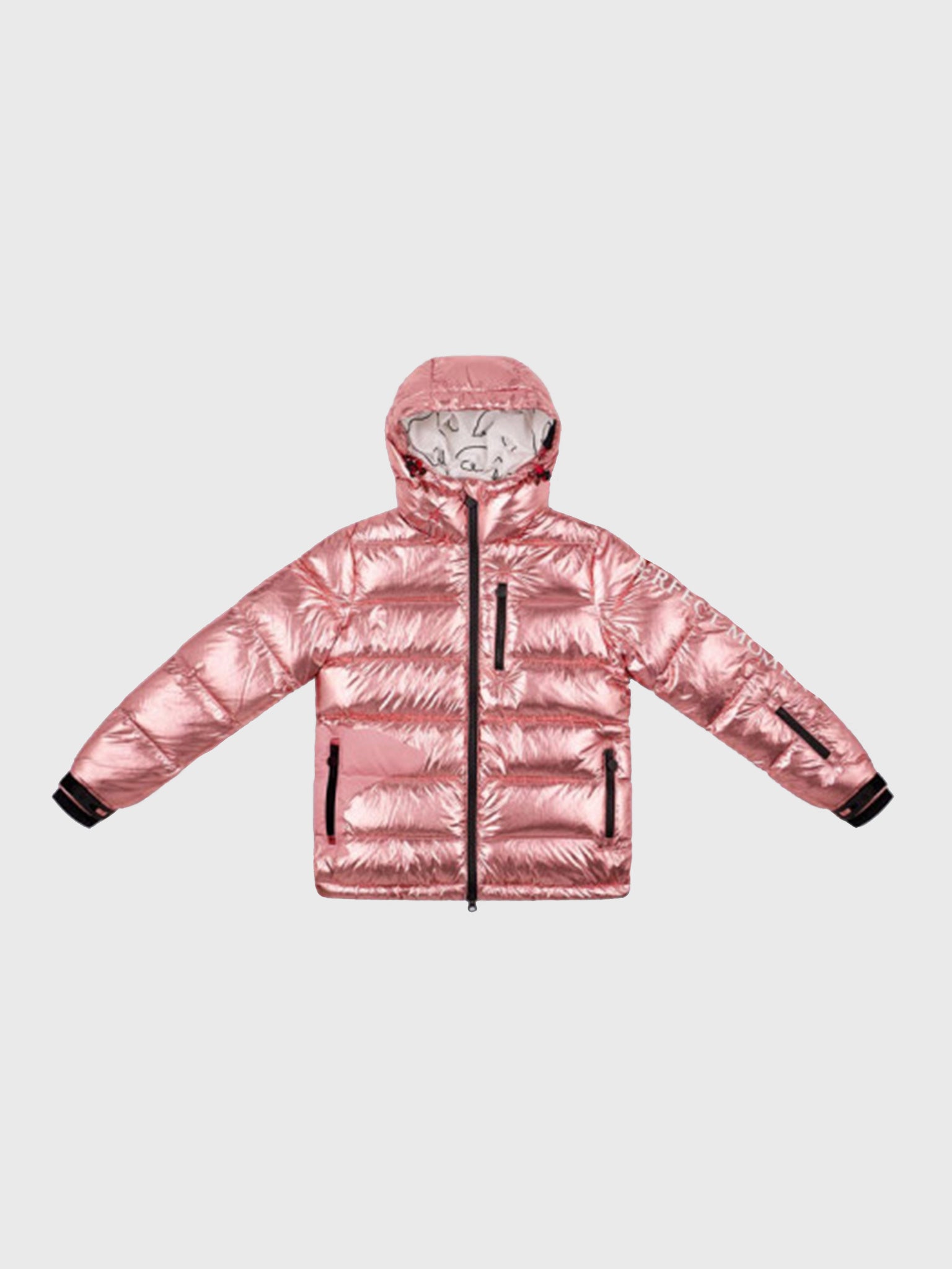 Perfect Moment Girls' Pink Foil Bear Jacket - Saint Bernard