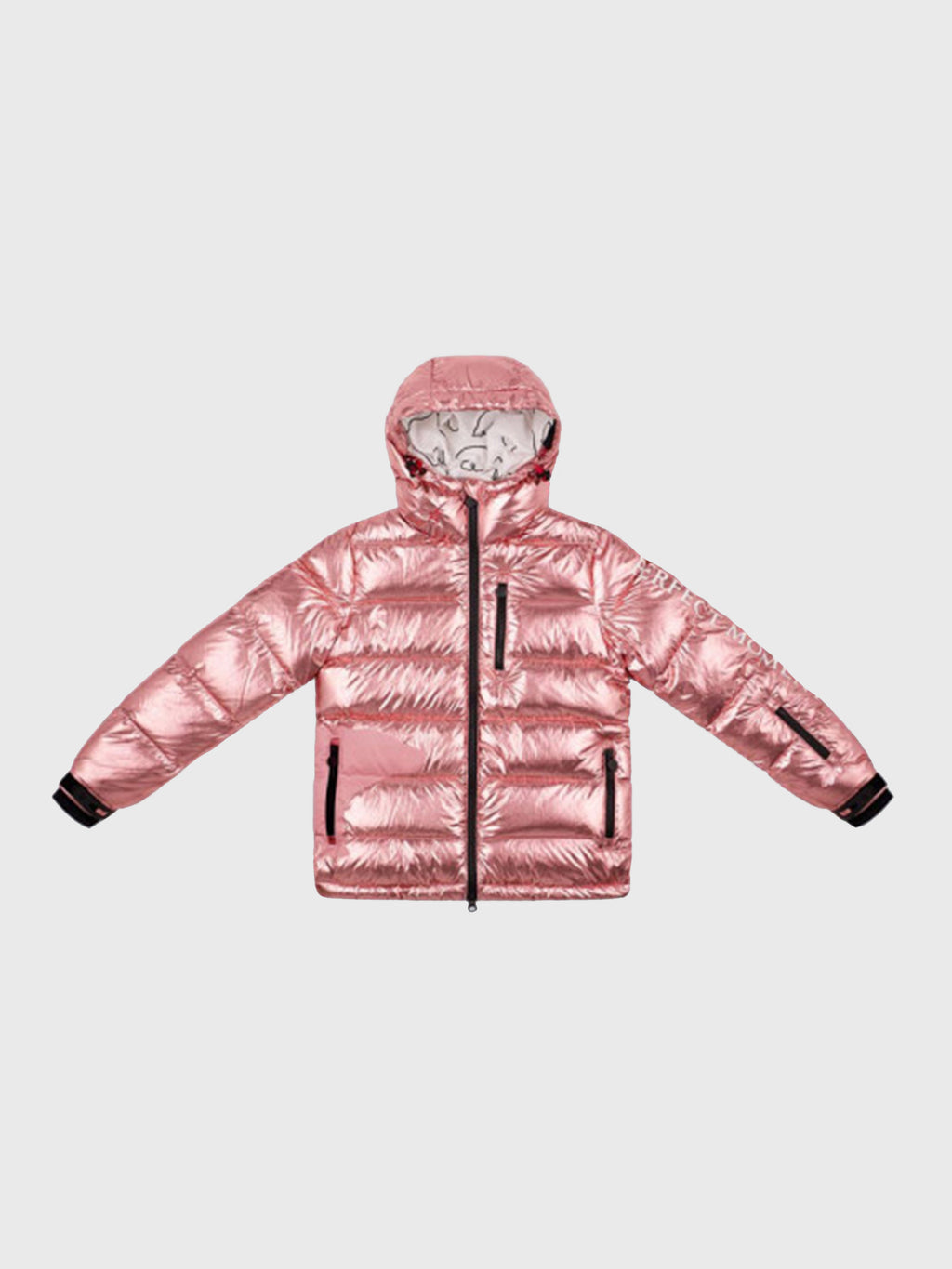 Perfect Moment Girls' Pink Foil Bear Jacket - Saint Bernard