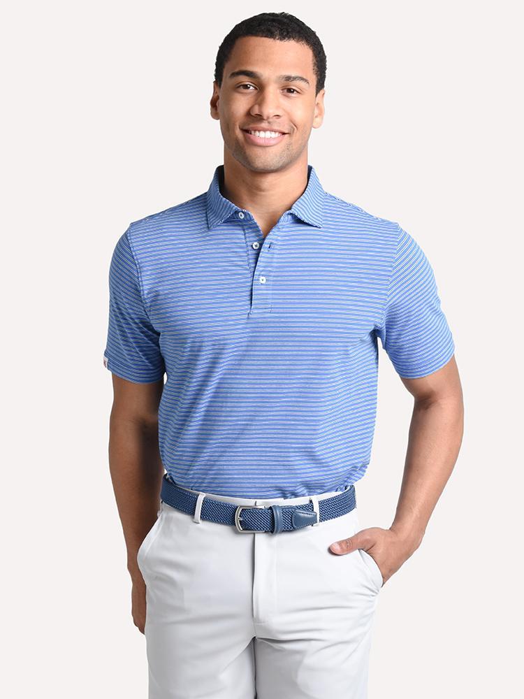 Saint Bernard Men's Short Sleeve Knit Polo - Saint Bernard