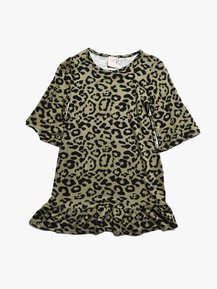 For All Seasons Leopard 3/4 Dress