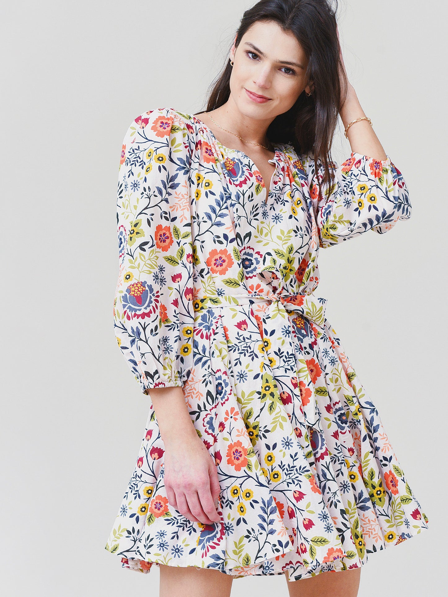 Velvet Women's Keelin Printed Boho Dress - Saint Bernard