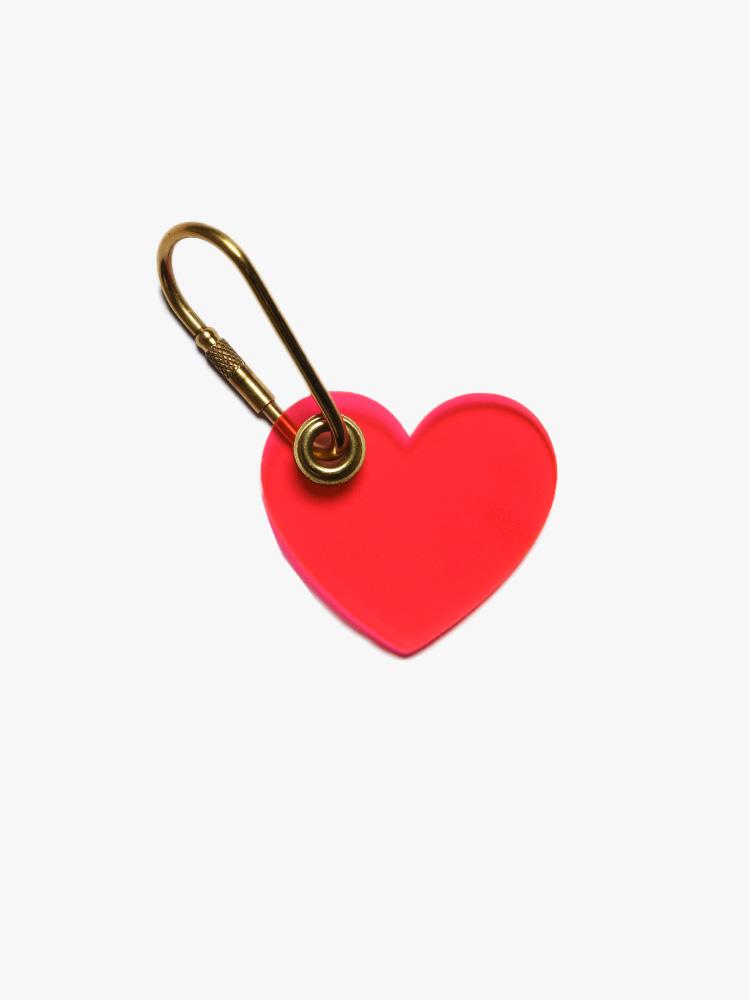 H Barnes And Co Key Fob Heart - Saint Bernard